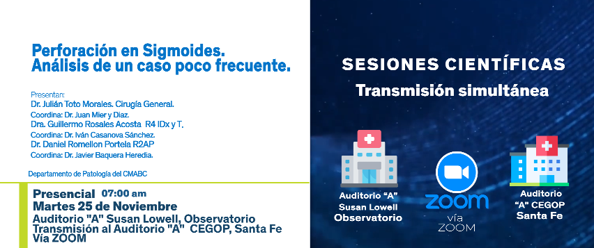 Sesión Científica 25 de Noviembre 